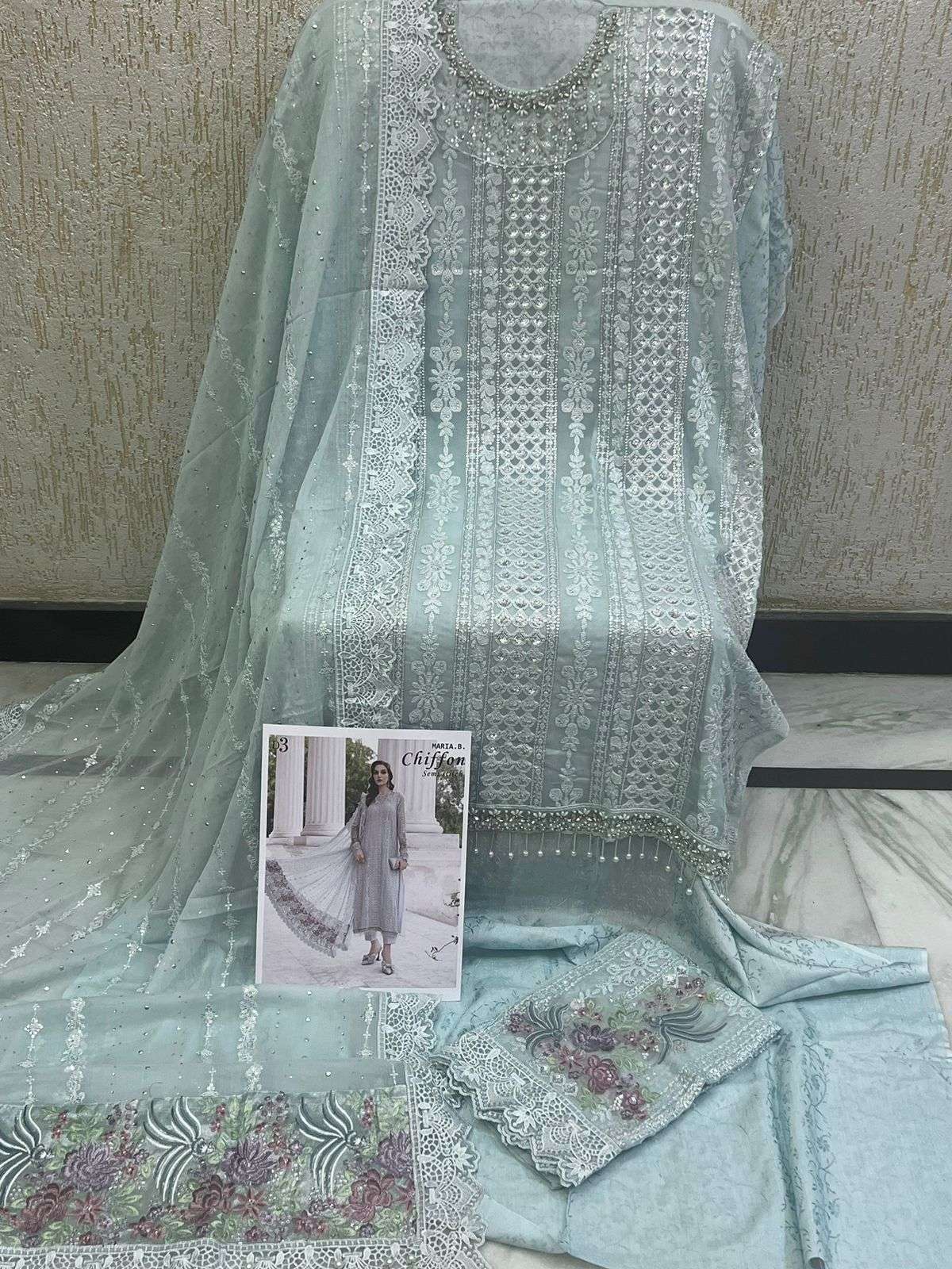 Maria B Chiffon  Master Replica open pic by Maria B